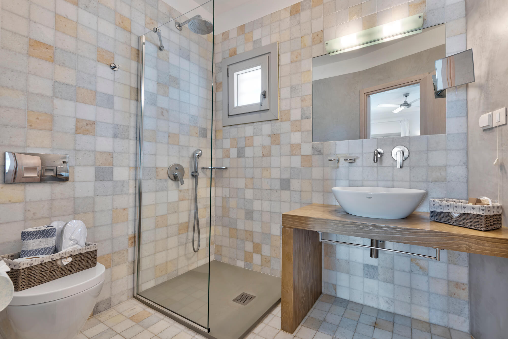 bedroom with beach view