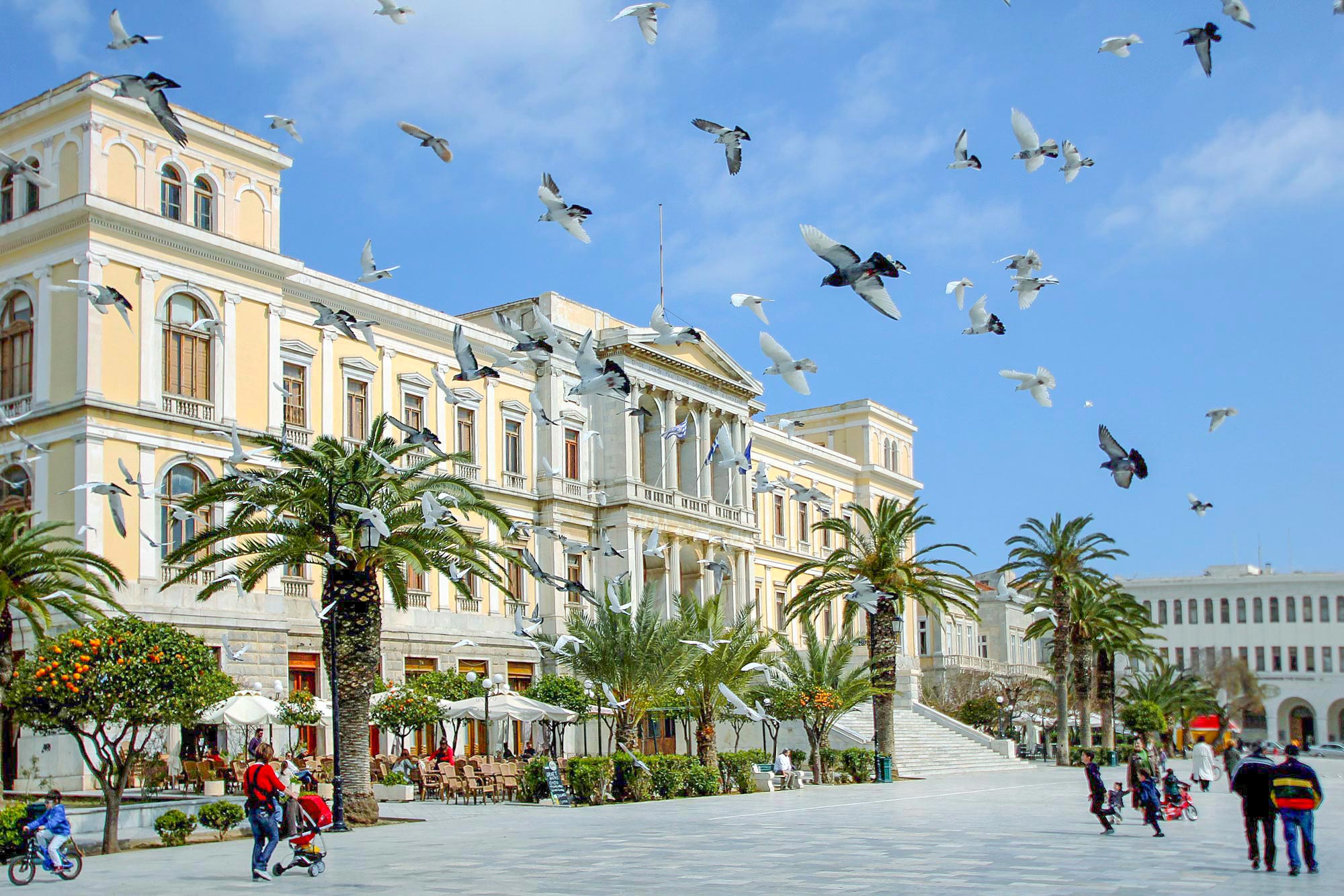 Syros main square